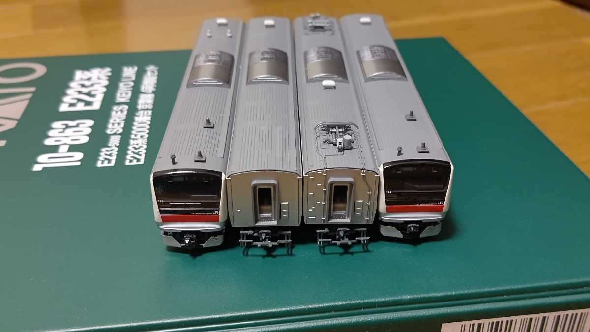 KATO E233系5000番台 京葉線 基本 増結 10両セット 先頭TNカプラー加工 2モーター パンタグラフ クーラー 交換 10-862 10-863