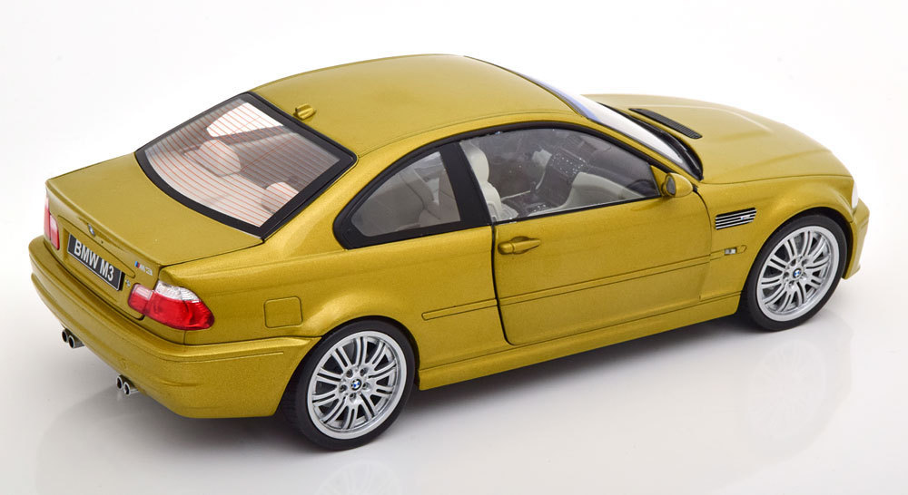 solido 1/18 BMW M3 E46 Coupe 2000 желтый металлик 