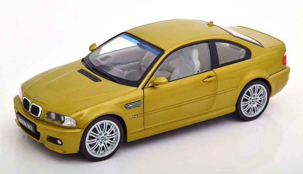 solido 1/18 BMW M3 E46 Coupe 2000 желтый металлик 