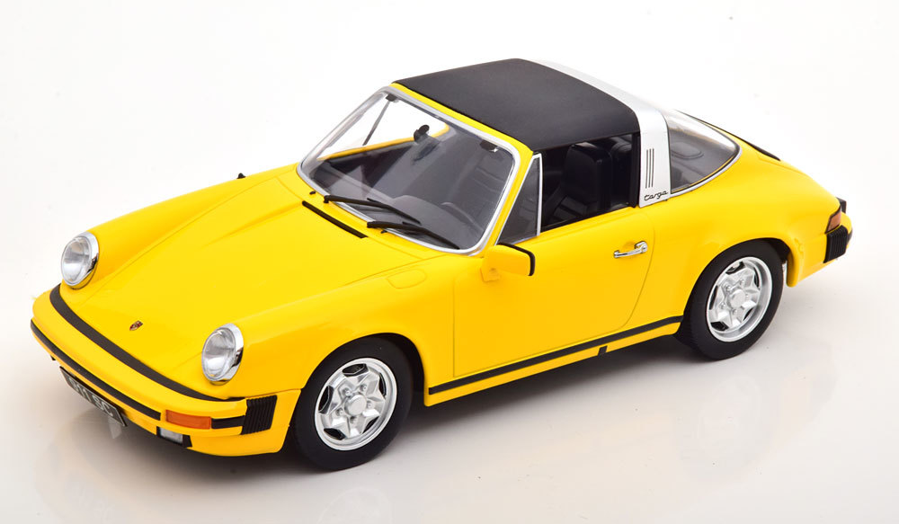 KK scale 1/18 Porsche 911 SC Targa 1978 イエロー ダイキャスト製　ポルシェ_画像6