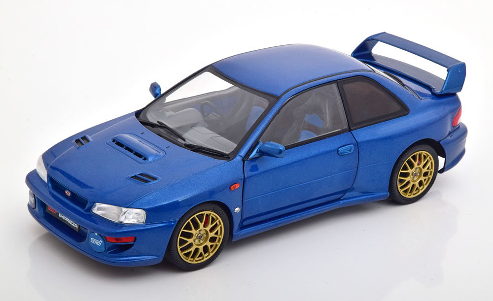 solido 1/18 Subaru Impreza 22B STI Version 1998　ブルーメタリック　スバル　インプレッサ_画像1