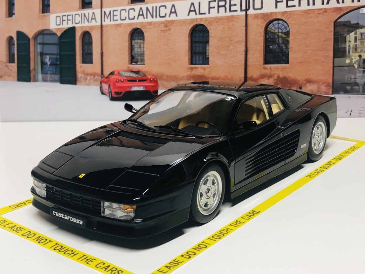 KK scale 1/18 Ferrari Testarossa 1986 ブラック　ダイキャスト製　フェラーリ　テスタロッサ