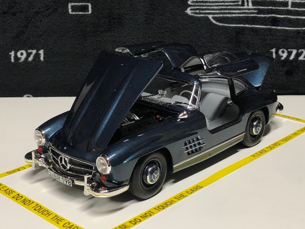 norev 1/18 Mercedes Benz 300SL 1954 bluemetallic　メルセデスベンツ　ノレブ　ディーラー特注品_画像6