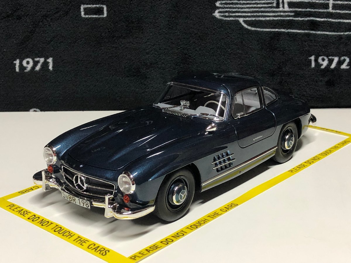 norev 1/18 Mercedes Benz 300SL 1954 bluemetallic　メルセデスベンツ　ノレブ　ディーラー特注品_画像1