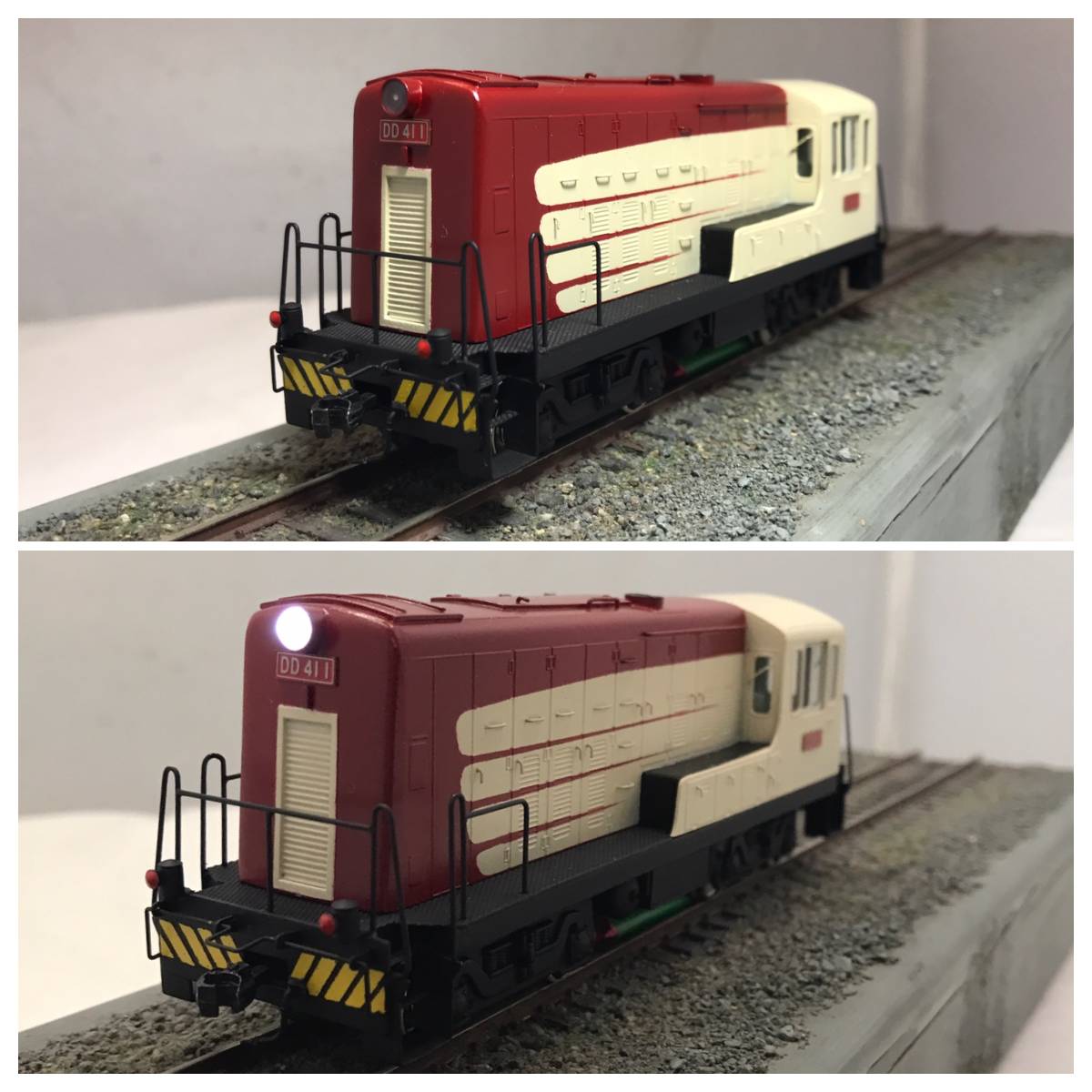 国鉄試作機関車DD41 試作機塗装 ホビーモデルキットベース 1/80 16.5mm 当工房特製完成品_画像4