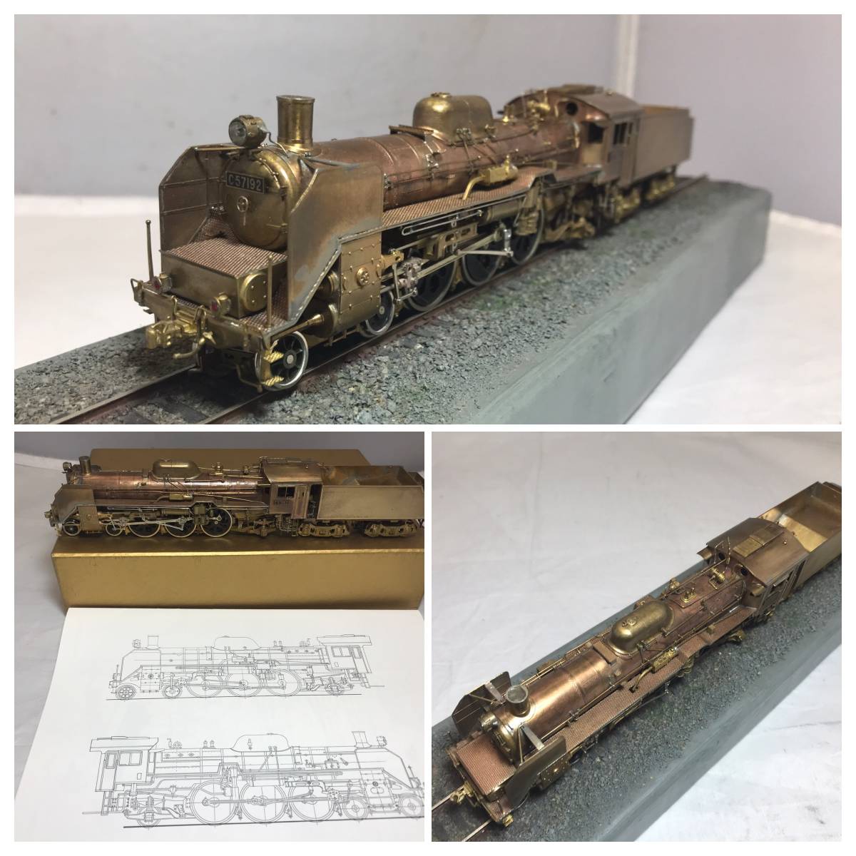 C57 4 next shape 192 serial number brass cloth finish diff missing . taking . air-tigh cab .. model kit base present atelier Special made final product 1/80 16.5.