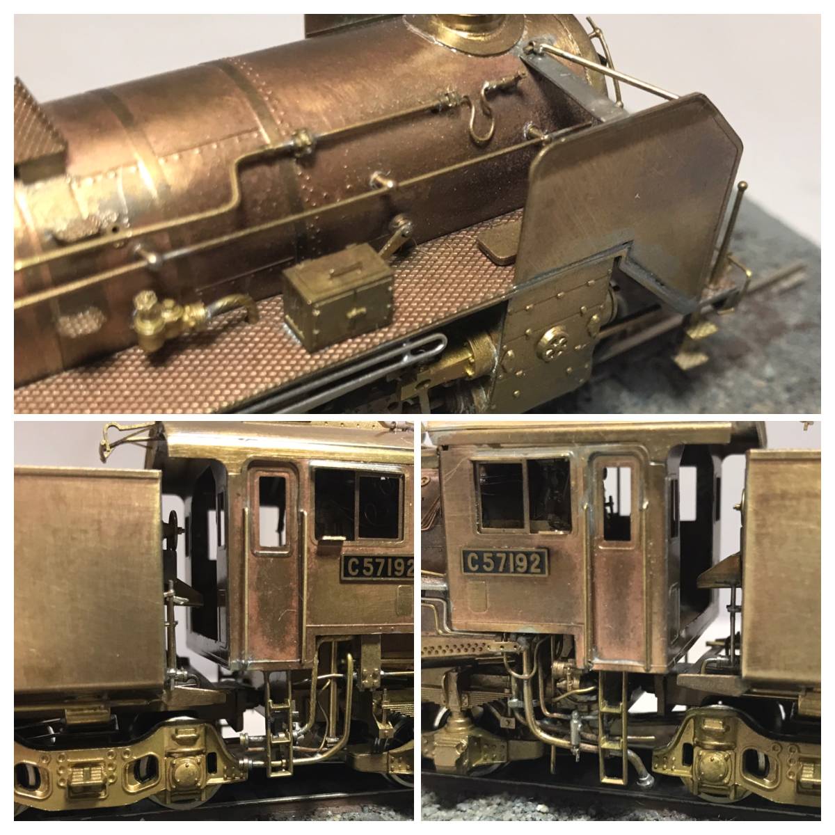 C57 4 next shape 192 serial number brass cloth finish diff missing . taking . air-tigh cab .. model kit base present atelier Special made final product 1/80 16.5.