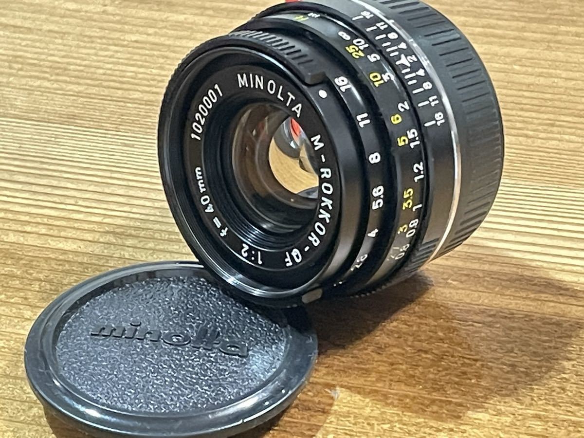 Minolta M Rokkor QF 40mm f Leica M