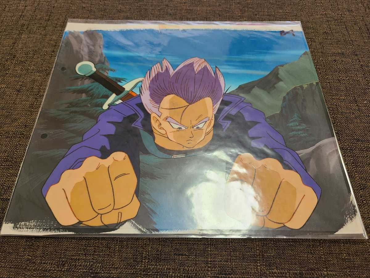 【お宝】DRAGON BALL　セル画　トランクス　直筆背景付き　セット　ドラゴンボール