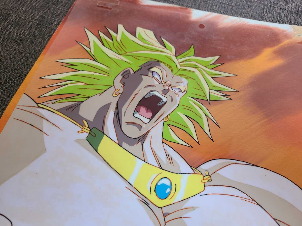 お宝】DRAGON BALL セル画 直筆背景付き ブロリー 鳥山明 お宝】DRAGON BALL セル画 直筆背景付き ブロリー 鳥山明
