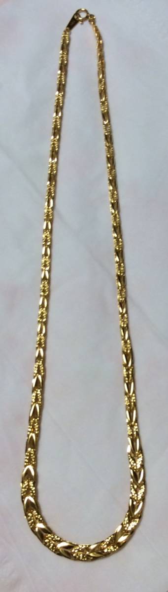  brilliancy eminent! original gold necklace 11g 45cm K24 Gold gorgeous! wonderful! unused goods 