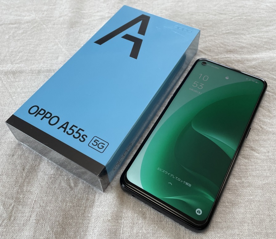 OPPO A55s 5G ブラック 64GB SIMフリー 一括購入残債無し fldf.ma