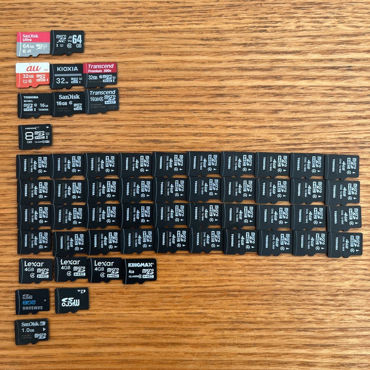 56枚　microSDカード microSD マイクロSDカード TOSHIBA サンディスク　マイクロ　SDXC SDHC 大量　まとめ売り　セット販売_画像1