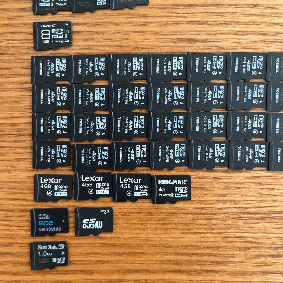 56枚　microSDカード microSD マイクロSDカード TOSHIBA サンディスク　マイクロ　SDXC SDHC 大量　まとめ売り　セット販売_画像3