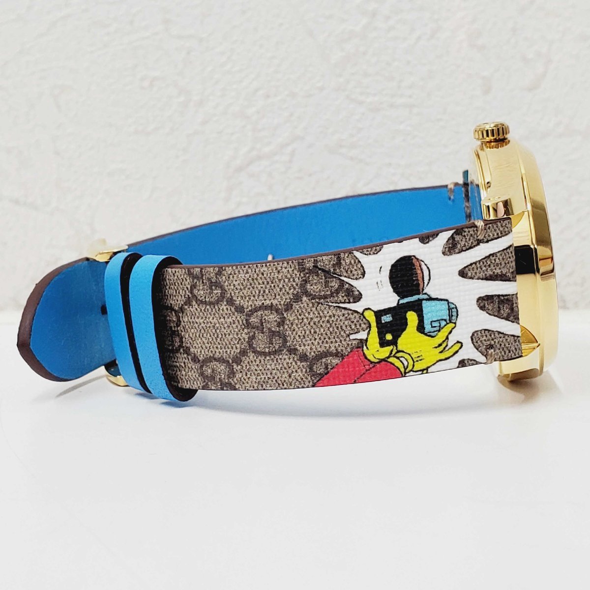 GUCCI グッチ Gタイムレス ディズニーコラボ ドナルド 126.4 YA1264167