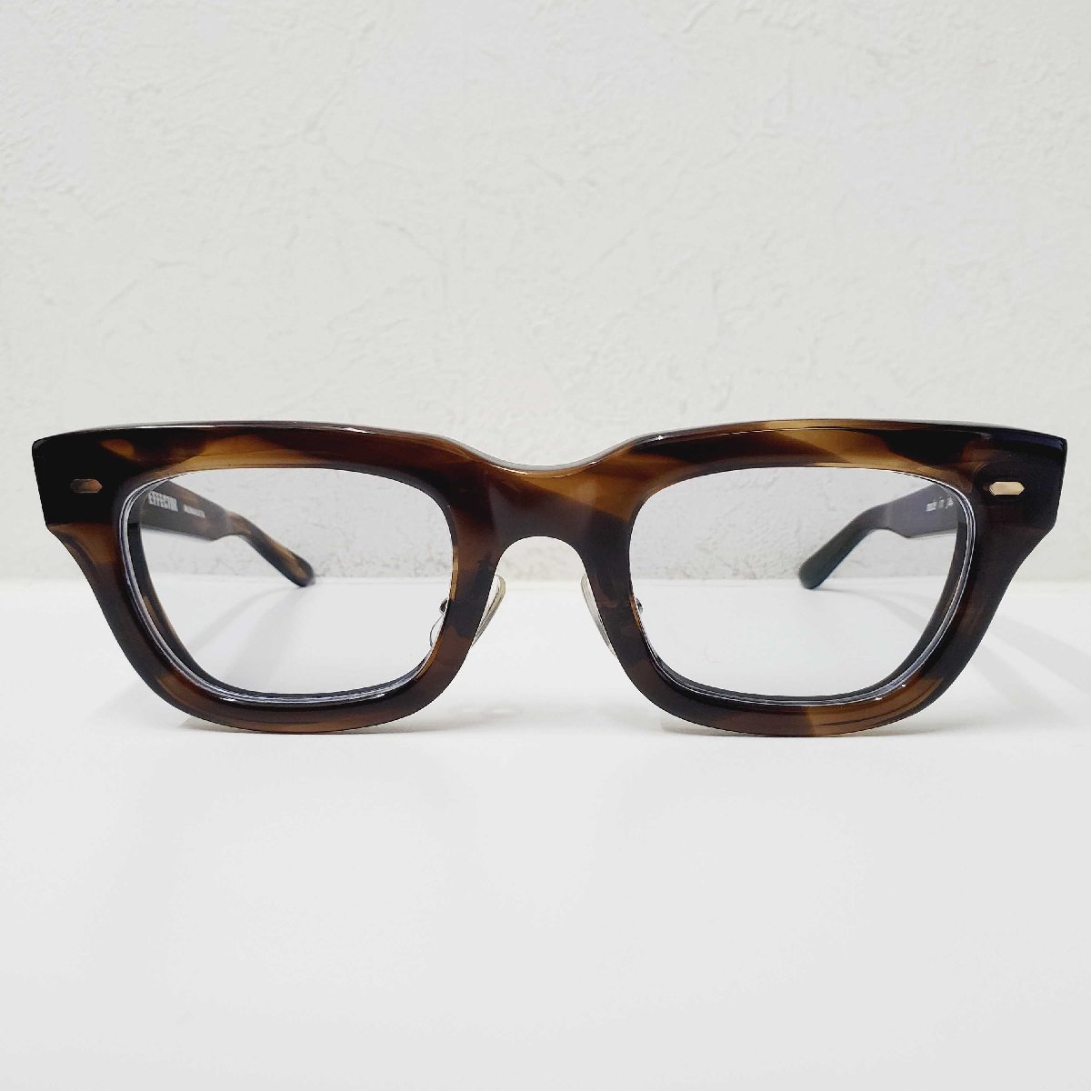 EFFECTOR MUNAKATA CO/G エフェクター ムナカタ コニャック 眼鏡 美品