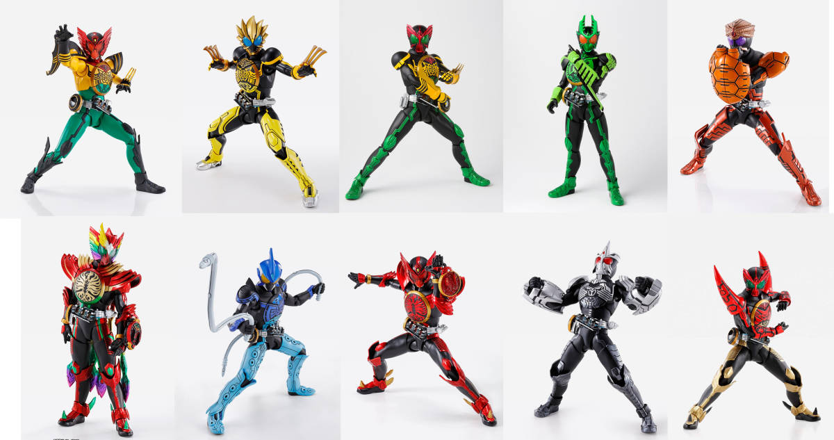 66アクション仮面ライダー オーズタジャトルコンボ タトバコンボ 他１