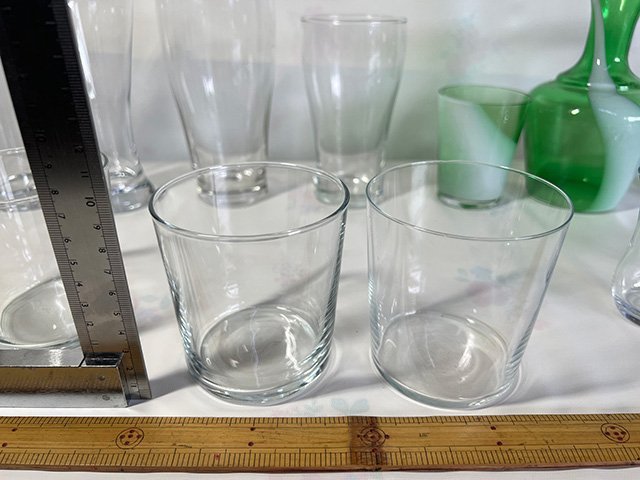 ガラス食器 グラス ビールグラス 酒器 ロックグラス ショットグラス デカンタ 氷入れ アイスペール 容器 アルコール IK-061 (三)_画像2