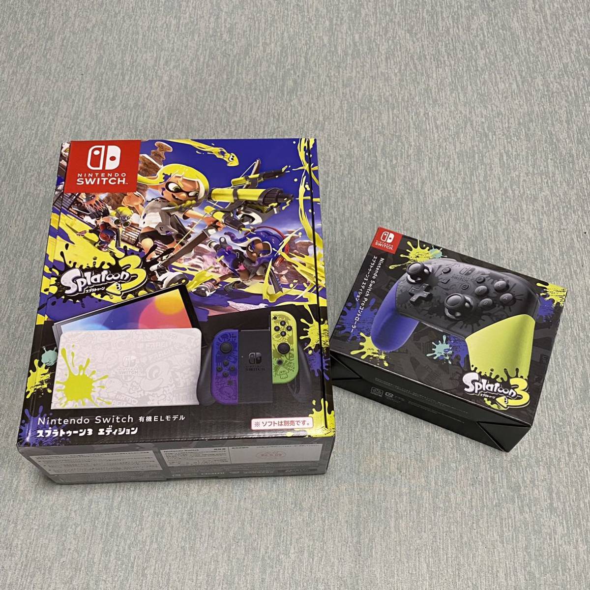 新品 Switch 有機EL スプラトゥーン3 エディション ゲームソフト付き ...