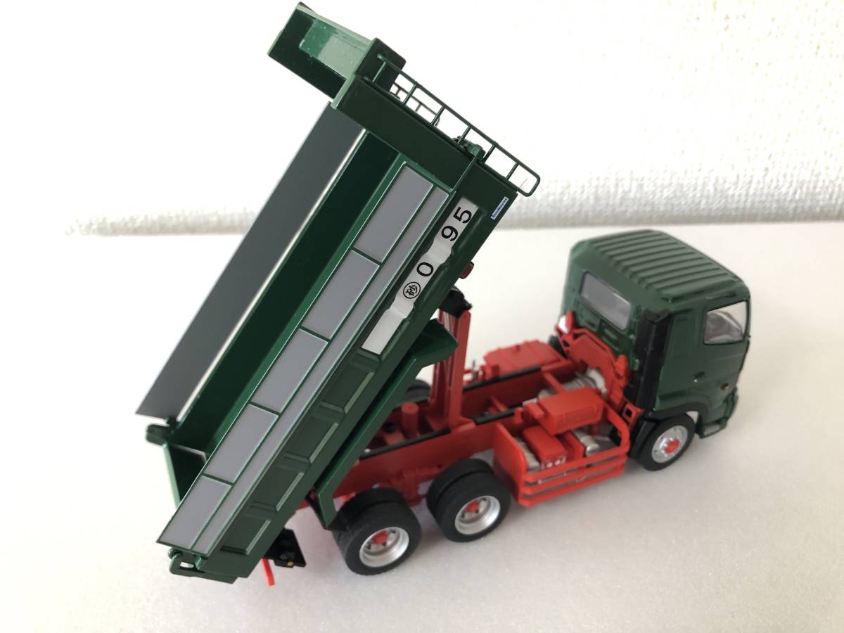 ◇日野プロフィアFS☆S=1/50◇グリーン色○ダンプトラック☆ケン ◇日野プロフィアFS☆S=1/50◇グリーン色○ダンプトラック☆ケン