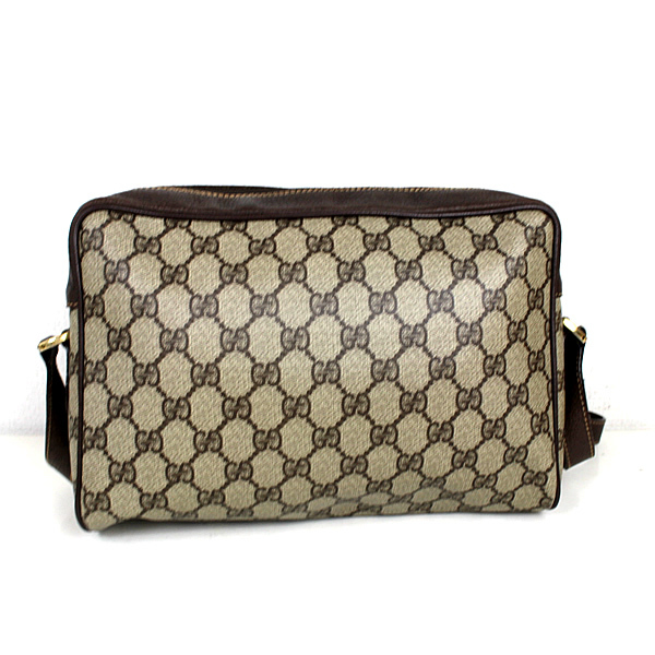 グッチ オールドグッチ ショルダーバッグ GUCCI ポシェット 茶 GG柄