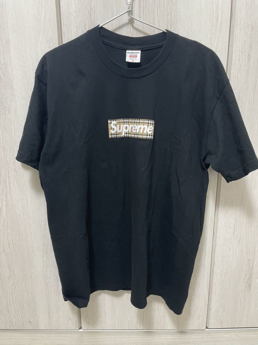 Supreme boxlogo tee ボックスロゴTシャツ Burberry Box Logo Tee 的