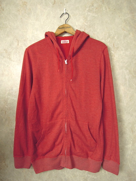  Hollywood Ranch Market Parker * men's S size (1)/ Heather red /. red / full Zip / is lilac n market / American Casual 