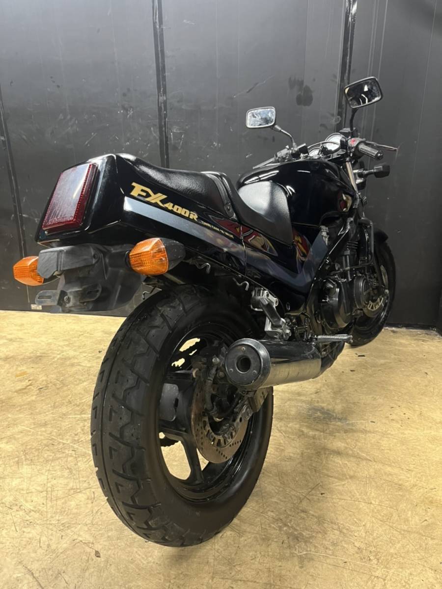 カワサキ FX400R ZX400D 23501㎞ S62年式 エンジン実働 通勤 カワサキ FX400R ZX400D 23501㎞ S62年式 エンジン実働 通勤