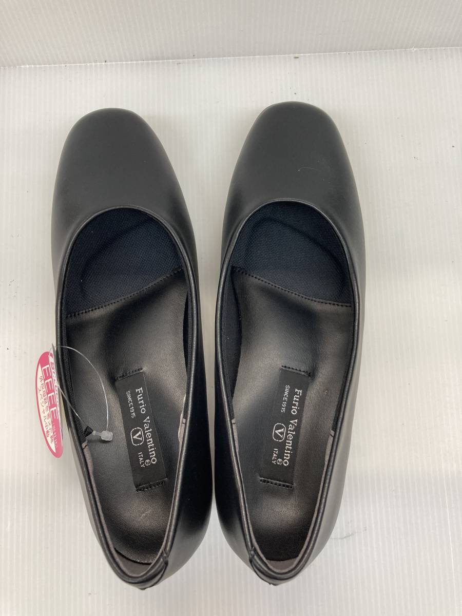 ★お買い得！レディース合皮パンプス　Furio　Valentino　3451　ブラック　22.0cm　幅EEEEゆったり設計　立体クッションで履き心地がいい_画像5