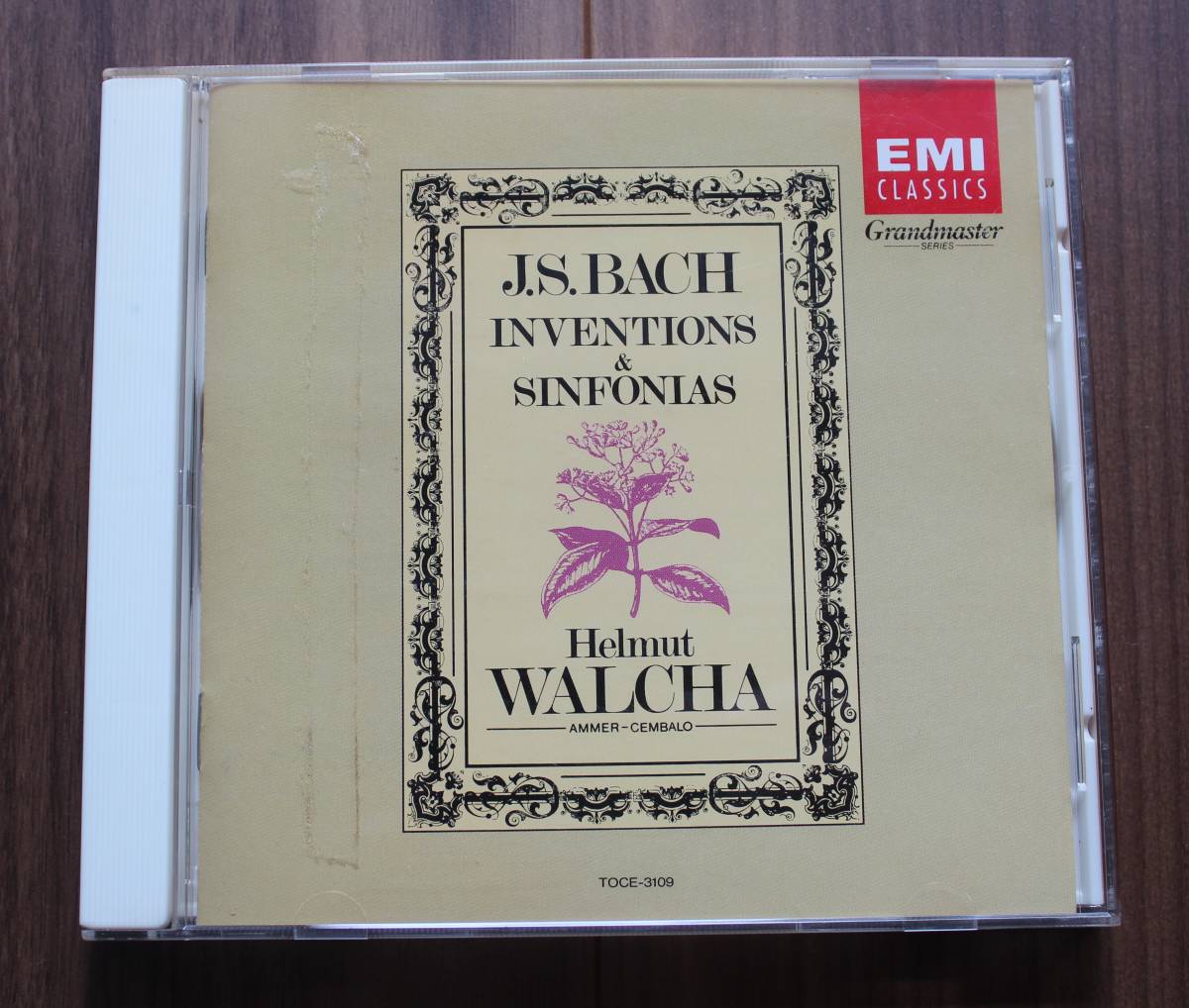 中古CD● J.S.バッハ:インヴェンション&シンフォニア ヘルムート・ヴァルハ(Helmut Walcha) EMI CLASSIC 4943674184408_画像1