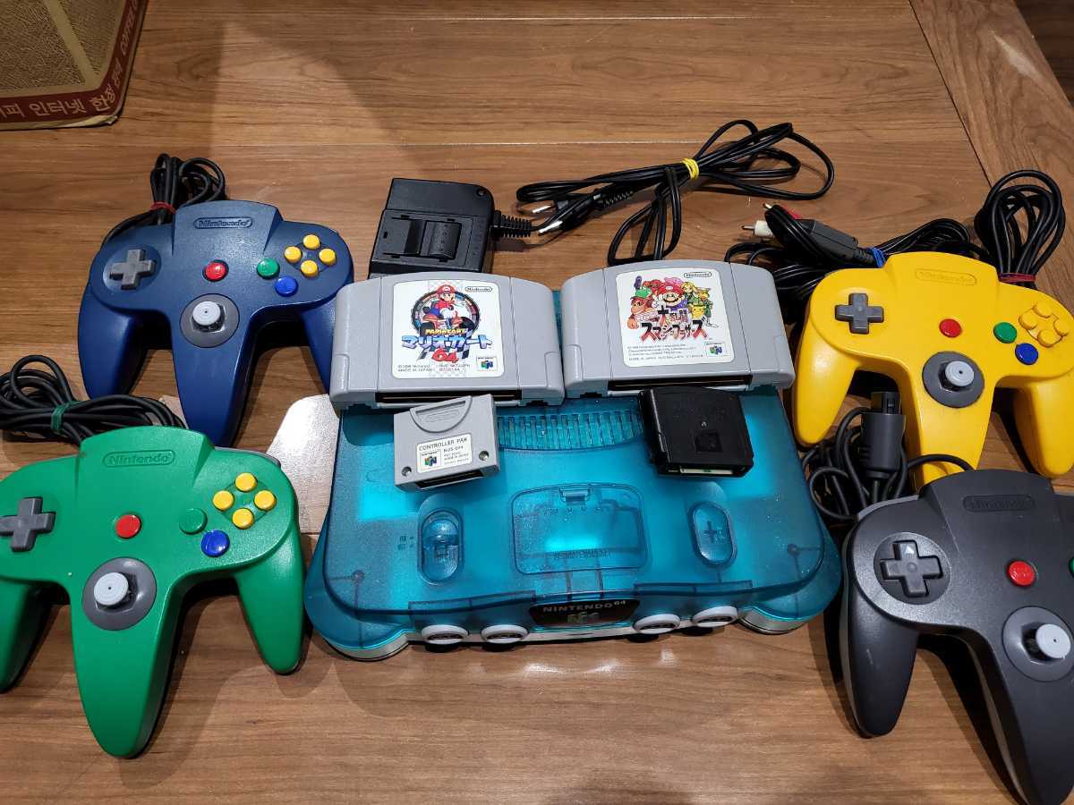 ☆動作確認済み☆ 任天堂 Nintendo64 コントローラーパック付き 美品