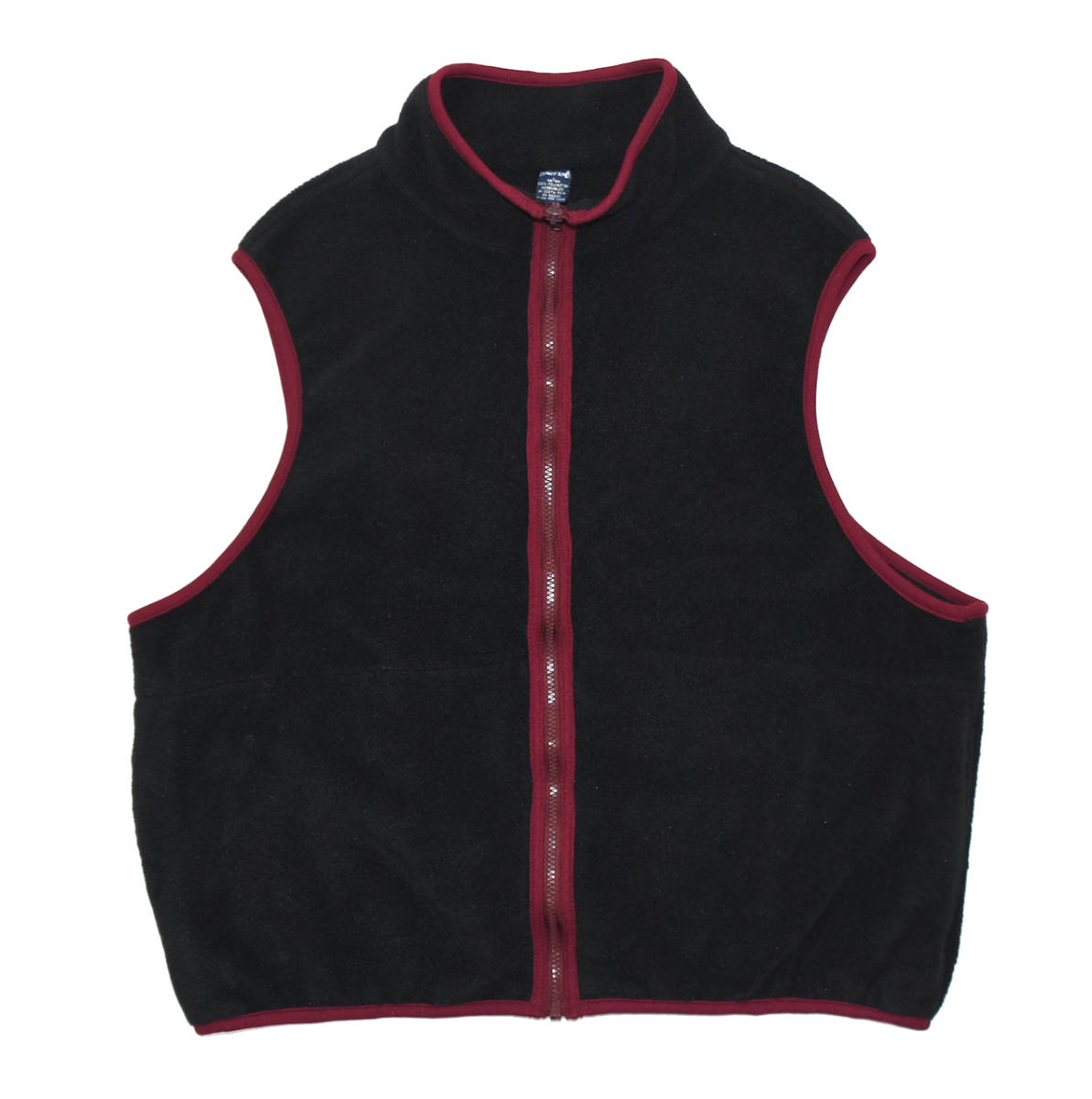 【一部予約！】 1990s LANDS'END Fleece vest L Black オールドランズエンド フリースベスト ブラック 黒 Lサイズ