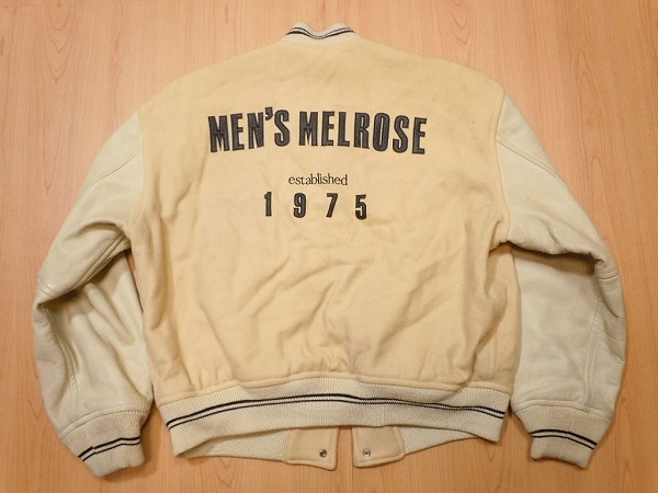 80s ヴィンテージ 日本製 メンズメルローズ MEN'S MELROSE 古着 袖革 