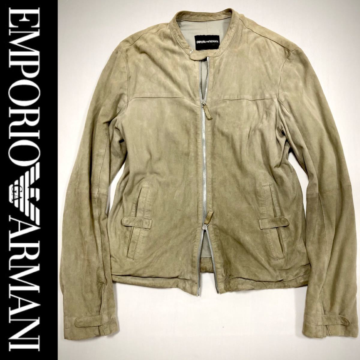 でございま Emporio Armani - ライダースジャケット レザージャケット