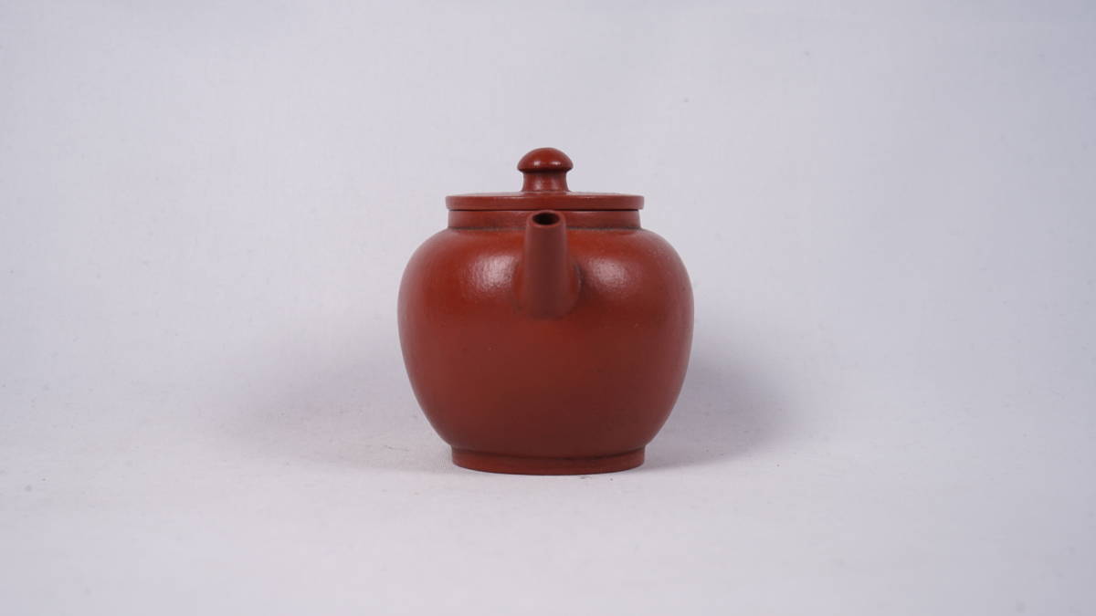 1001-3 唐物 朱泥 急须 茶道具 煎茶道具 中国古美术 古玩 中国アンティーク サイズ：9.4m×6.2cm