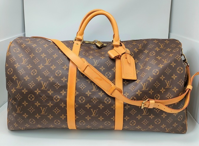 ルイヴィトン キーポル・バンドリエール60 モノグラム ボストンバッグ M41412 Louis Vuitton 中古 茶色 旅行かばん 旅行バッグ トラベルの画像1