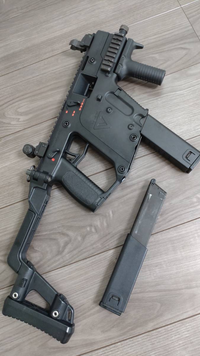 KSC/KWA ガスガン クリスベクターSMG Kriss Vector ブラック ガス