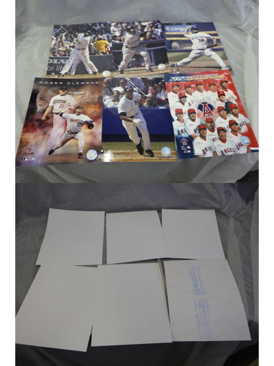 FG949 MLB公式 写真 32枚セット ロジャー・クレメンス バリー・ボンズ 松井稼頭央 JOE MAUER ランディ・ジョンソン デレク・ジーター 2002の画像3