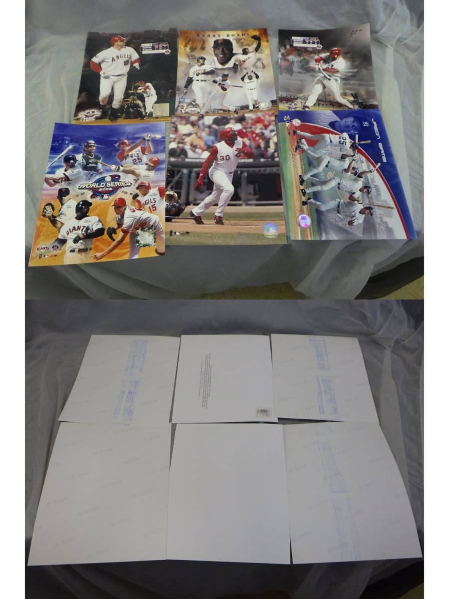 FG949 MLB公式 写真 32枚セット ロジャー・クレメンス バリー・ボンズ 松井稼頭央 JOE MAUER ランディ・ジョンソン デレク・ジーター 2002の画像2