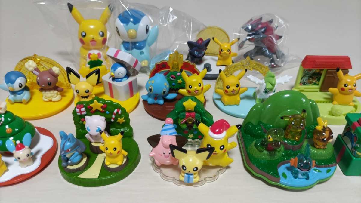 ポケモン☆キャラデコケーキ】おまけフィギュアセット ポケモン☆キャラデコケーキ】おまけフィギュアセット