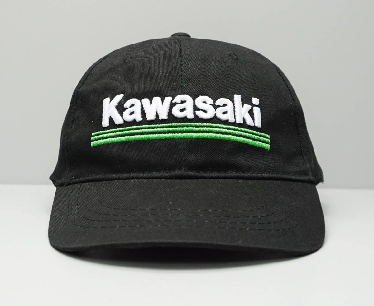 激レア! デッドストック 00's KAWASAKI RACING キャップ NASCAR SUZUKI CIRCUIT F1 BMX