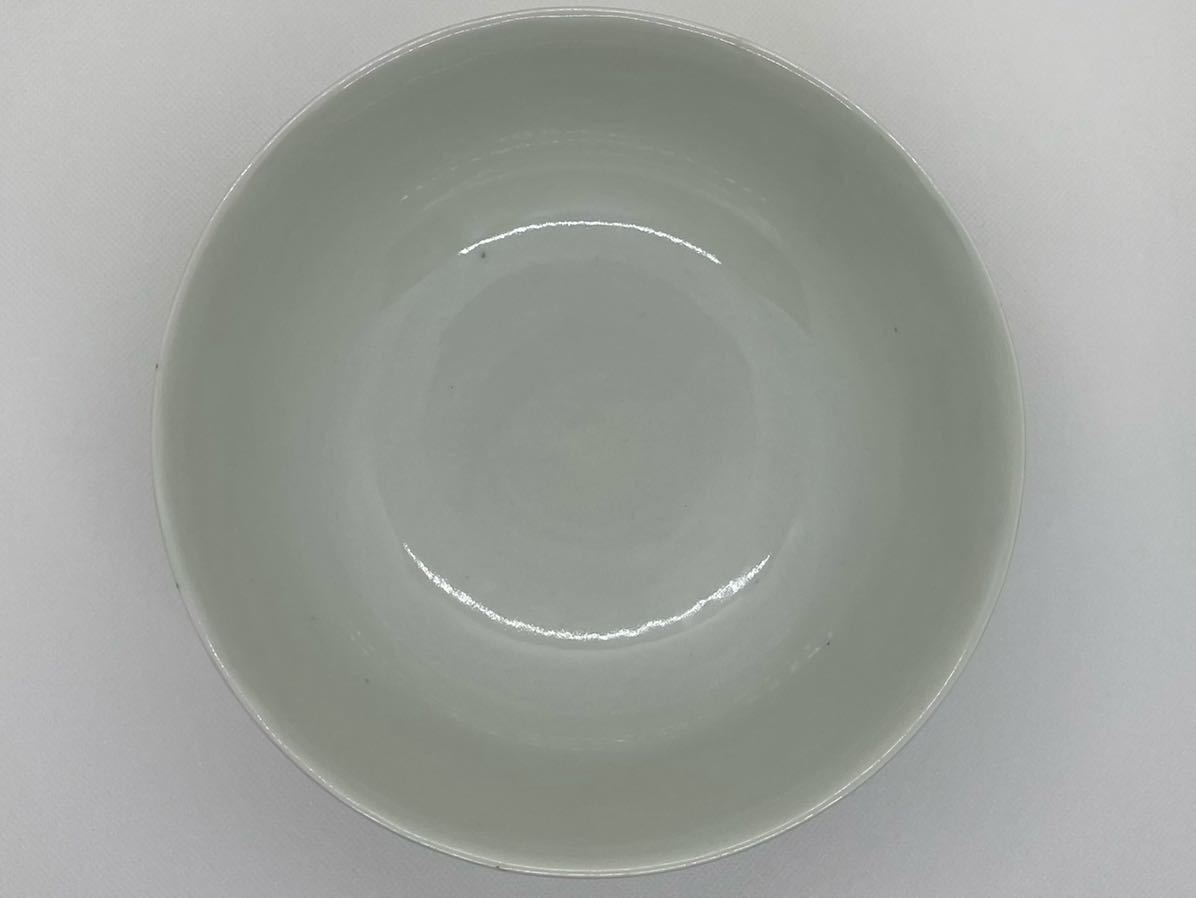 中国美術 文房具 時代物 清朝期 唐物 道光 青花 染付 龍文 蓋碗 茶碗