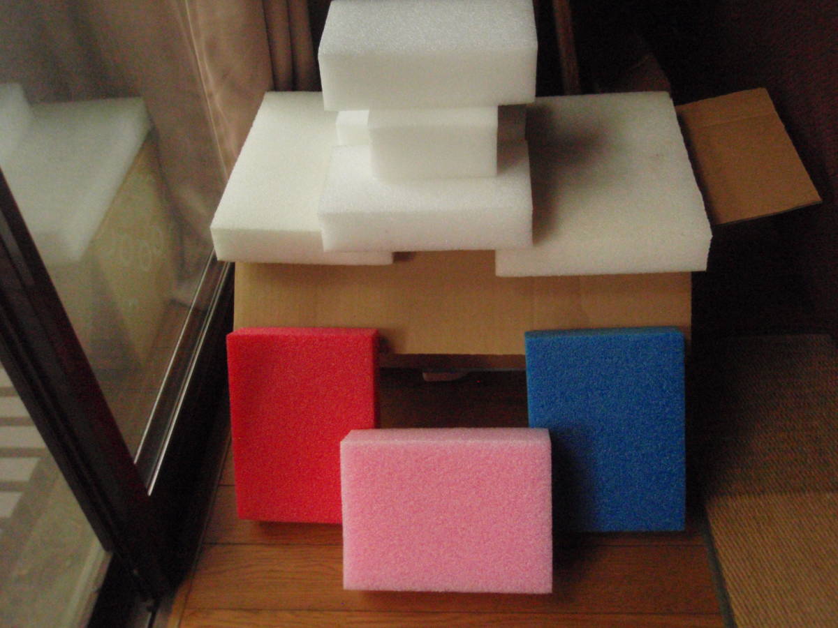  foamed poly- echi Len. block white | red | blue | pink size & foamed magnification = commodity explanation column reference delivery fee exhibitior charge 