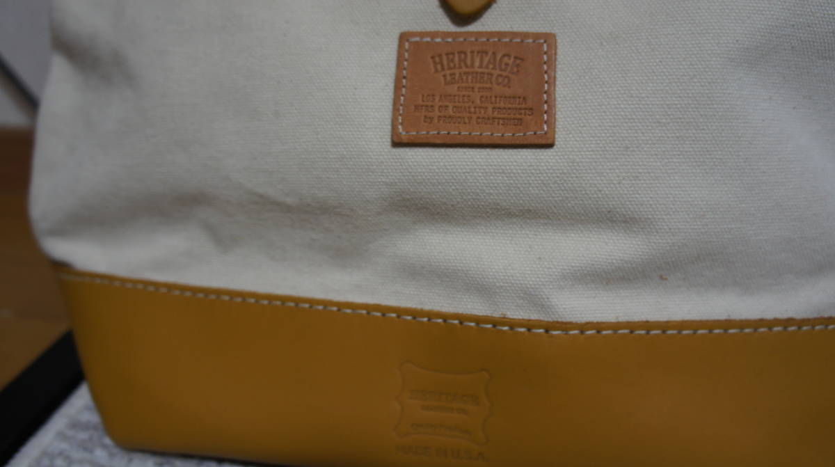 未使用品★タグ一部付き★ヘリテージレザー★HERITAGE LEATHER★バッグ★ドクターズ★がま口_画像2