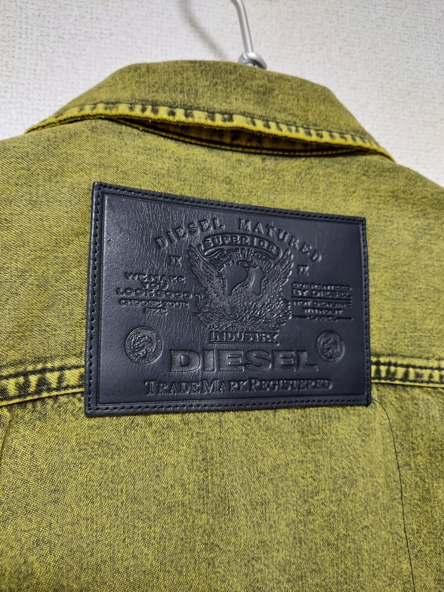 【最終価格】DIESEL☆イエローデニム　メンズ　M(日本サイズ《L-XL》相当)