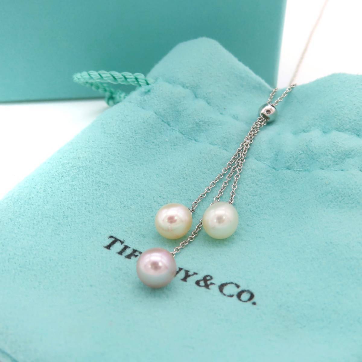 お気にいる】 希少 未使用 Tiffany&Co. AA111 K18 750 ネックレス