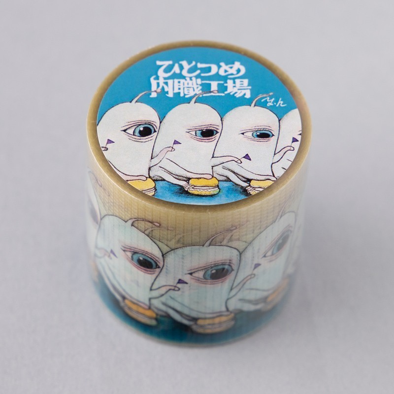 養生テープ ひとつめちゃん ひとつめ内職工場 ヒグチユウコ 養生テープ ひとつめちゃん ひとつめ内職工場 ヒグチユウコ