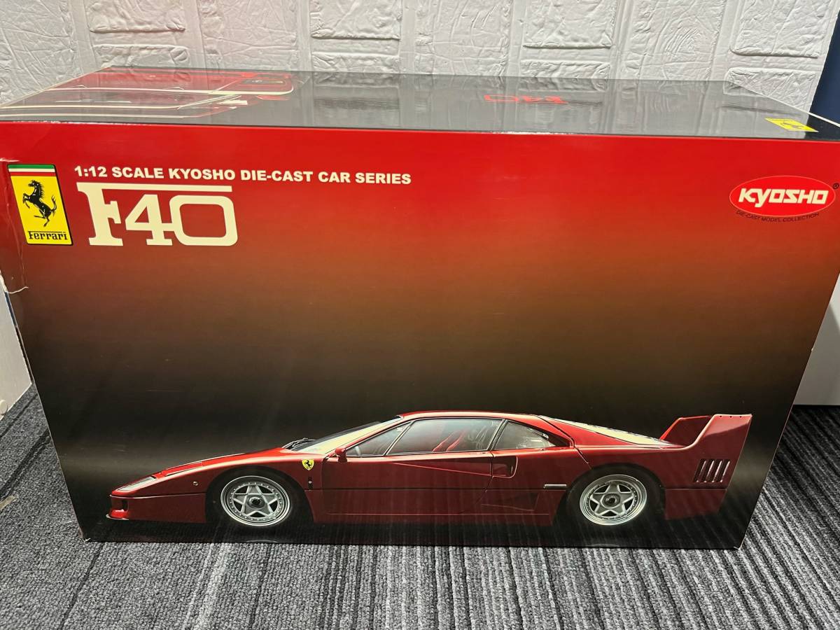 京商 1/12 フェラーリ F40 赤 ミニカー Kyosho-