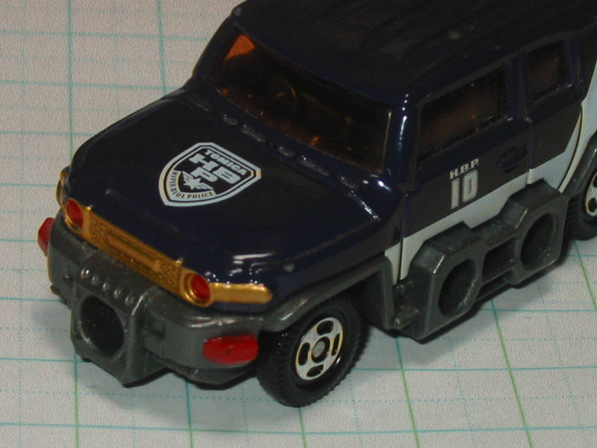 絶版品 トミカ 85 ハイパーブルーポリス HBP10 ベア★トヨタ FJクルーザー TOYOTA FJ CRUISER HYPER BLUE POLICE ベトナム製_画像9