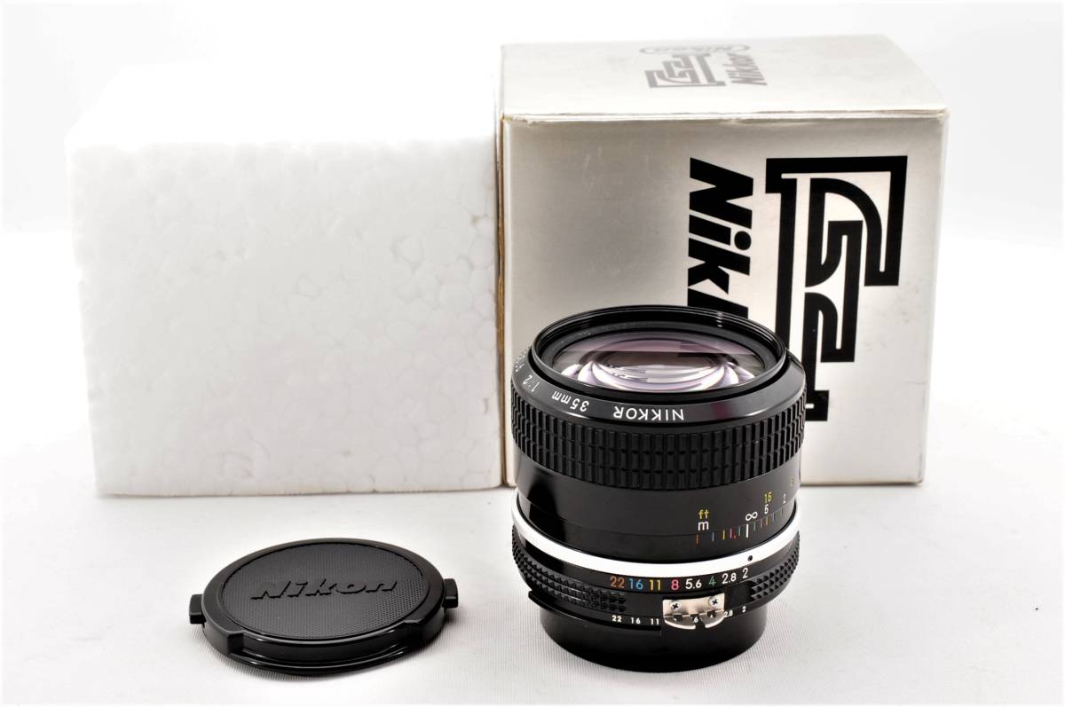 美品】Nikon Nikkor Ai 35mm f/2 MF Wide Angle Lens #165 ニコン